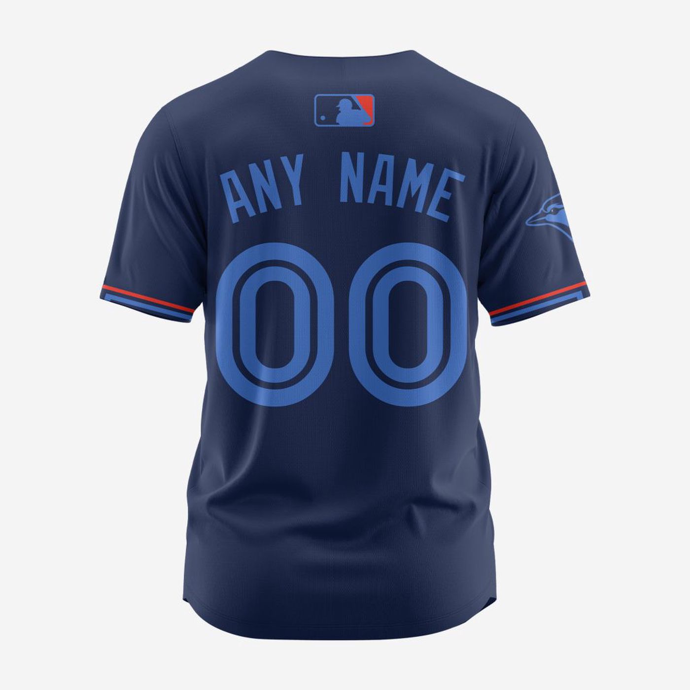 MLB Toronto Blue Jays Personalized 2024 City Connect Baseball Jersey Design - Bafud baseball jersey product view 2