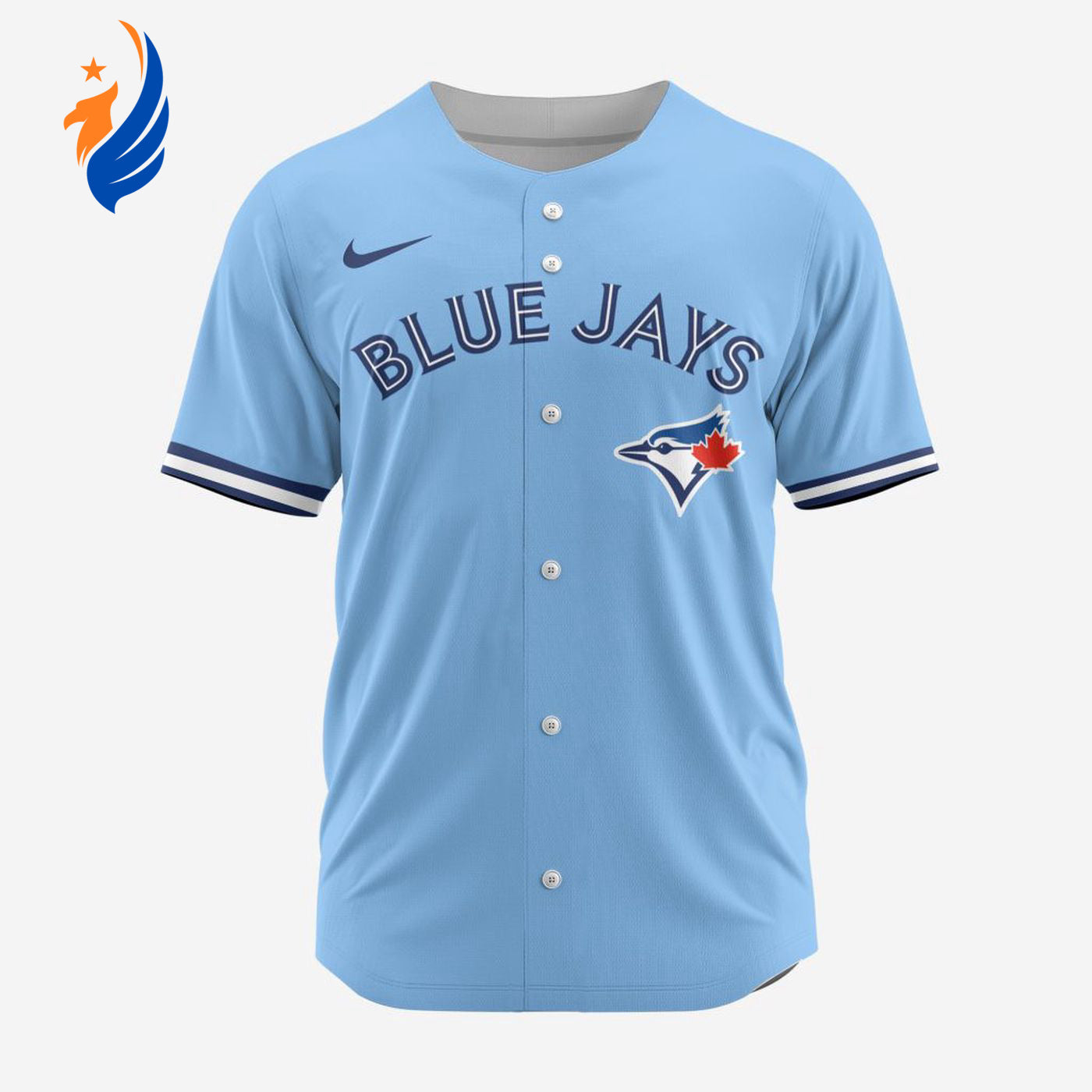 MLB Toronto Blue Jays Personalized Alternate 02 Baseball Jersey - Bafud baseball jersey product view 1