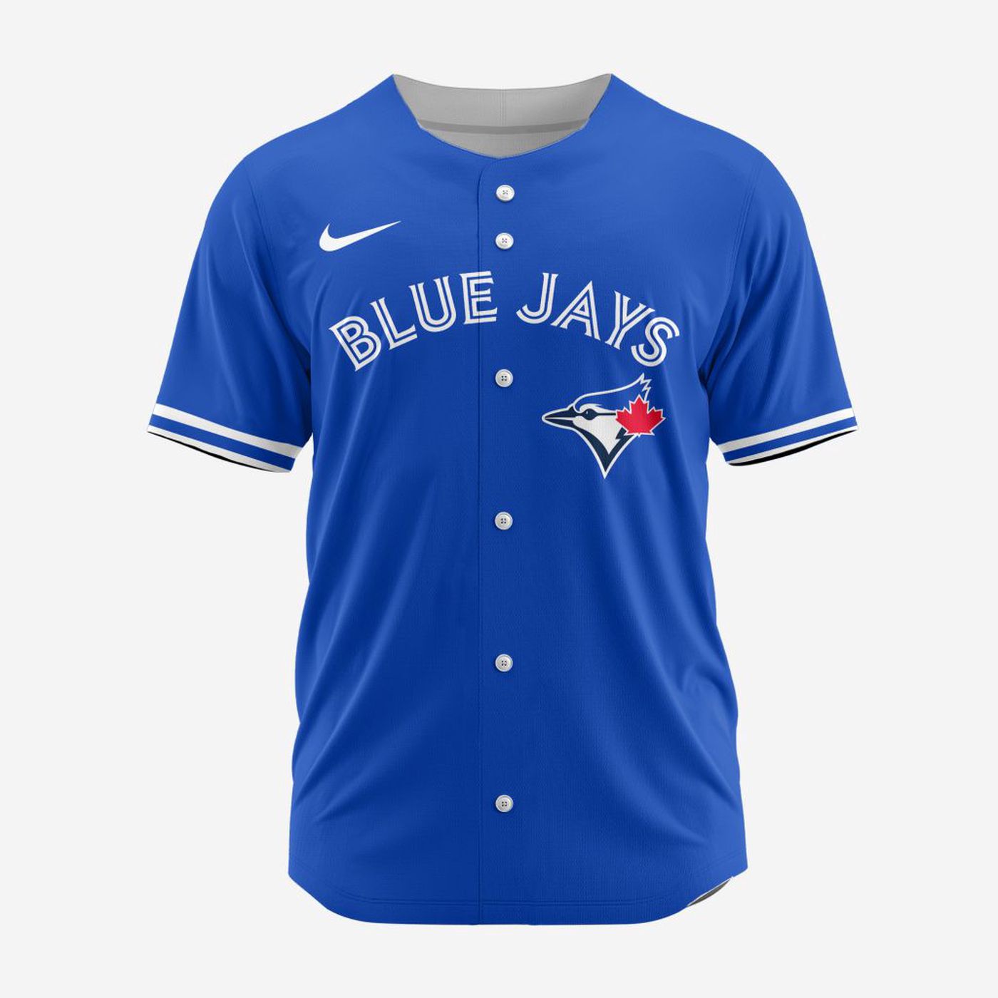 MLB Toronto Blue Jays Personalized Alternate Baseball Jersey - Bafud baseball jersey product view 2