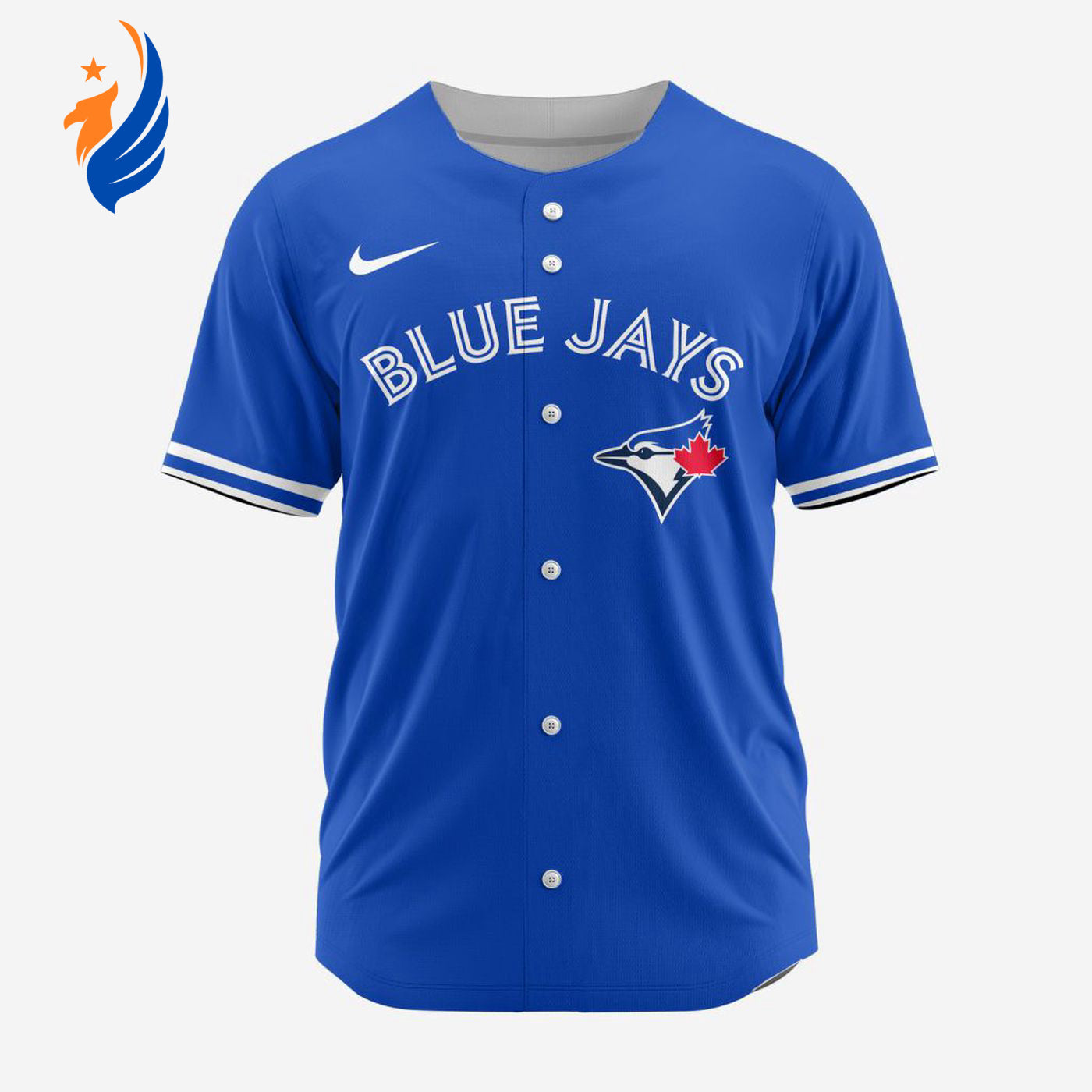 MLB Toronto Blue Jays Personalized Alternate Baseball Jersey - Bafud baseball jersey product view 1