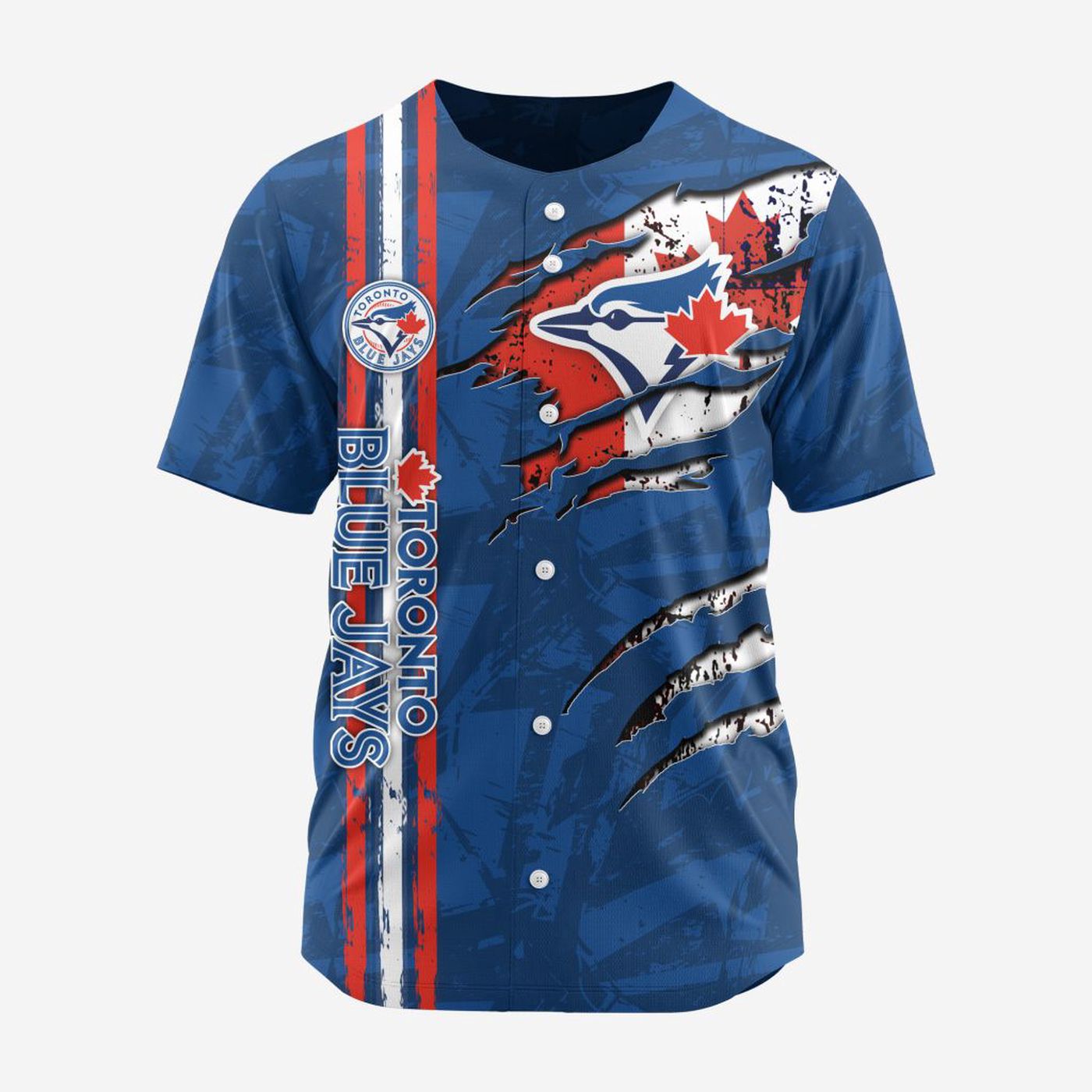 MLB Toronto Blue Jays Special Design Baseball Jersey Gift for Men Women - Bafud baseball jersey product view 3