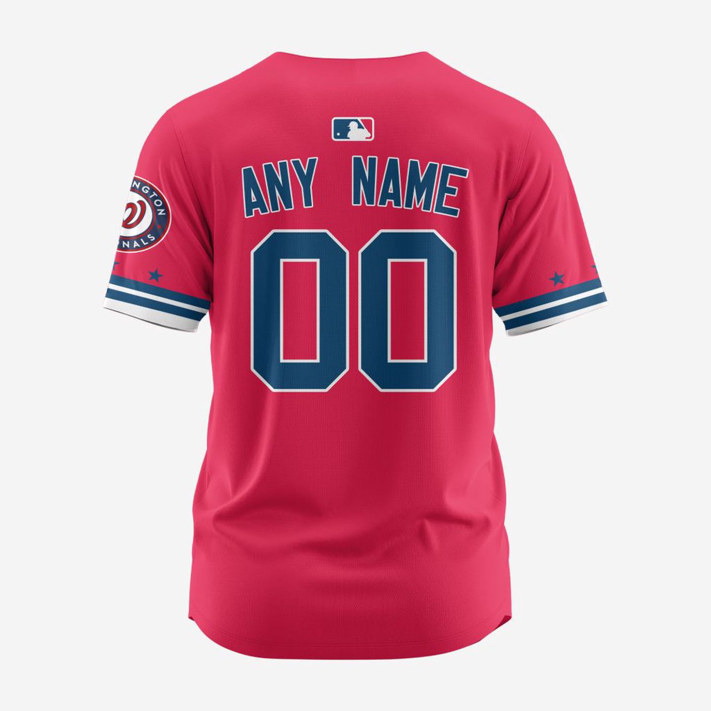 MLB Washington Nationals Personalized Alternate Design Concept Baseball Jersey 2401 - Bafud baseball jersey product view 2