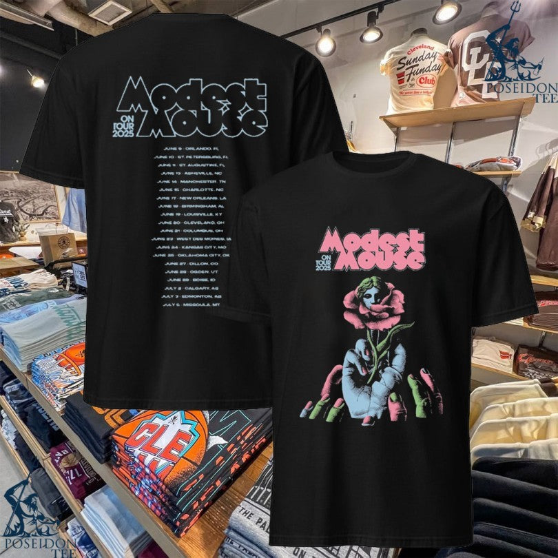 Modest Mouse Summer 2025 Graphite Tour T-shirt Unisex T-shirt, Sweatshirt, Hoodie, Long Sleeve Tee - T-Shirt, Sweatshirt, Hoodie