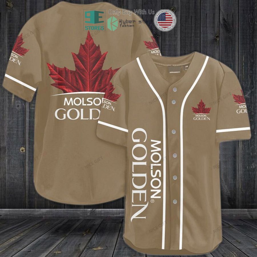 BEST Molson Golden logo Baseball Jersey baseball jersey product view 1