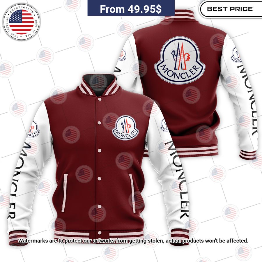 HOT Moncler Baseball Jacket baseball jersey product view 1