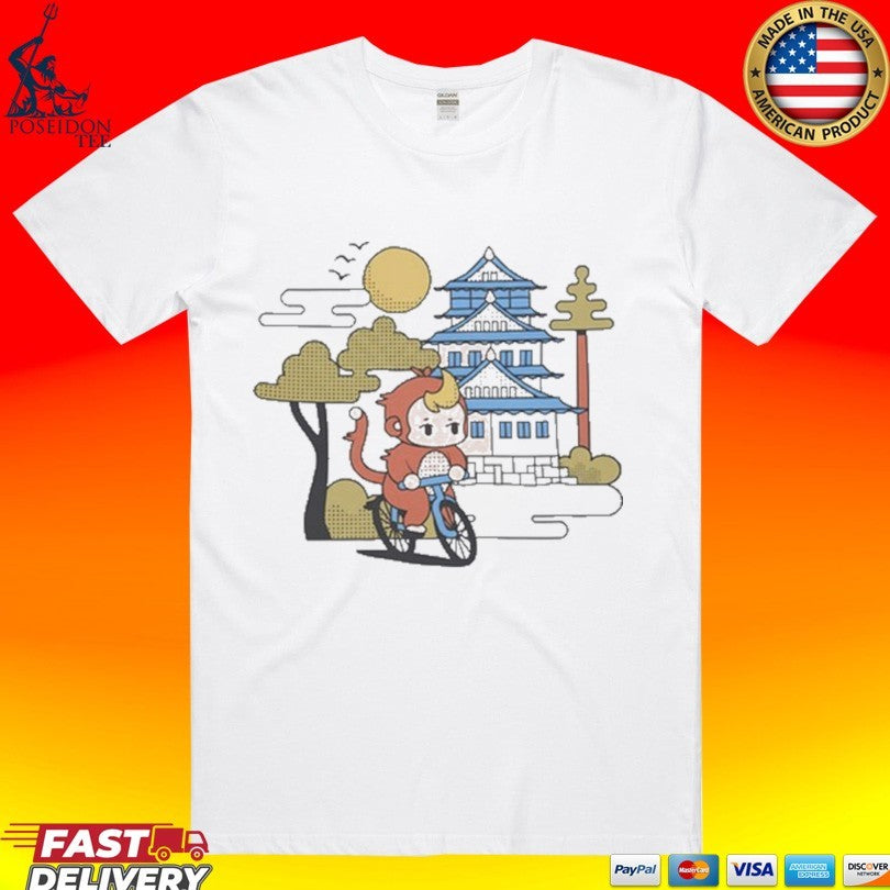 Monkey Riding Bicycle Cdawgva Out For A Ride T-shirt Unisex T-shirt, Sweatshirt, Hoodie, Long Sleeve Tee - T-Shirt, Sweatshirt, Hoodie