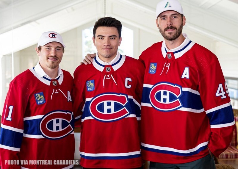 montreal canadiens add rbc advert to jersey for 2023 and beyond Style 1 Hockey Jersey hockey jersey product view 1