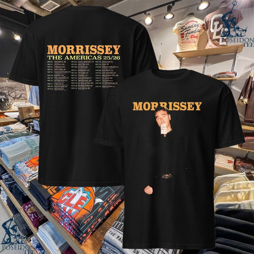 Morrissey The Americas Dollar Bill Tour T-shirt Unisex T-shirt, Sweatshirt, Hoodie, Long Sleeve Tee - T-Shirt, Sweatshirt, Hoodie