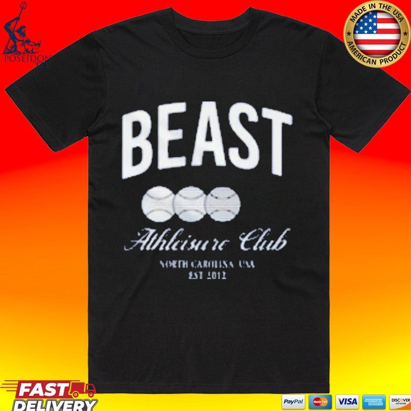 Mrbeast Beast Athleisure Club Tennis T-shirt Unisex T-shirt, Sweatshirt, Hoodie, Long Sleeve Tee - T-Shirt, Sweatshirt, Hoodie
