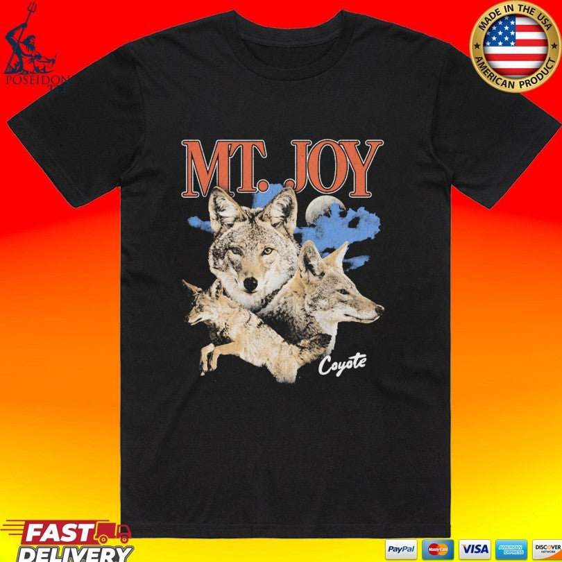 Mt. Joy Coyote Moon T-shirt Unisex T-shirt, Sweatshirt, Hoodie, Long Sleeve Tee - T-Shirt, Sweatshirt, Hoodie