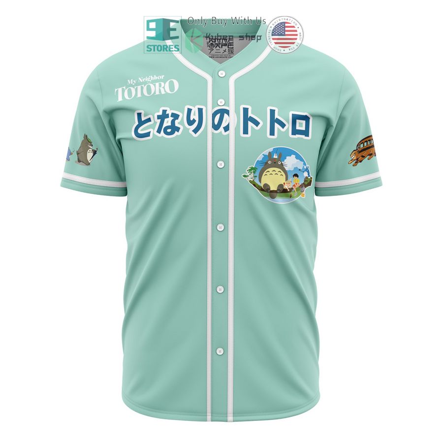 BEST My Neighbor Totoro Studio Ghibli Baseball Jersey baseball jersey product view 1
