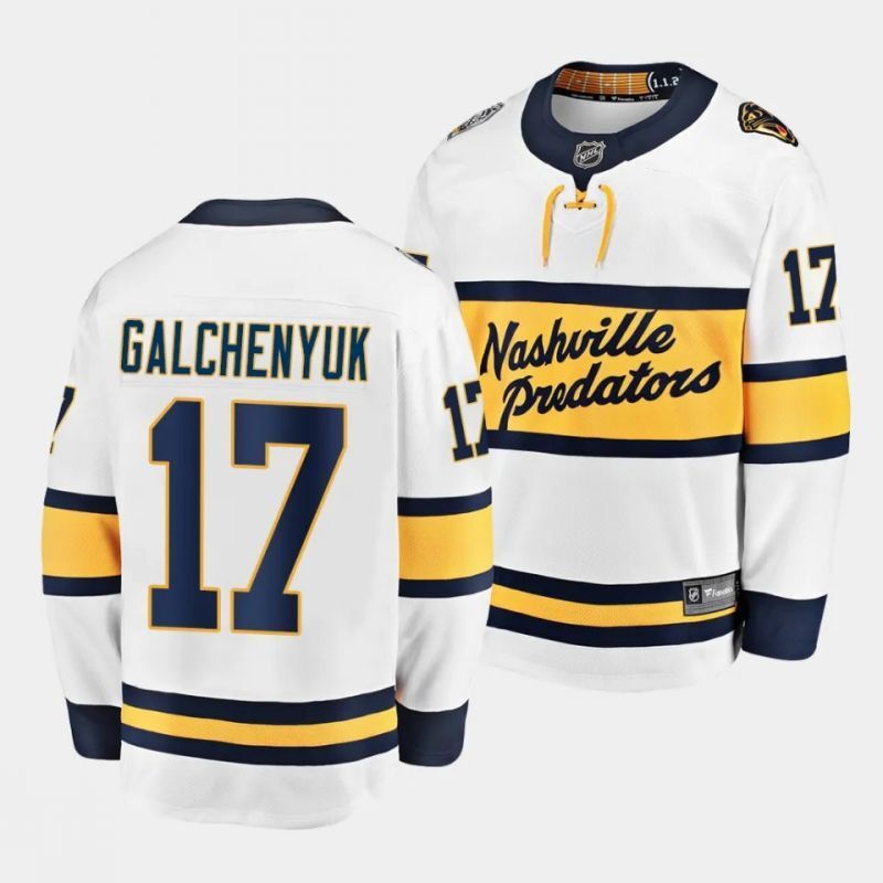 nashville predators #17 alex galchenyuk winter classic white jersey breakaway player Hockey Jersey hockey jersey product view 1