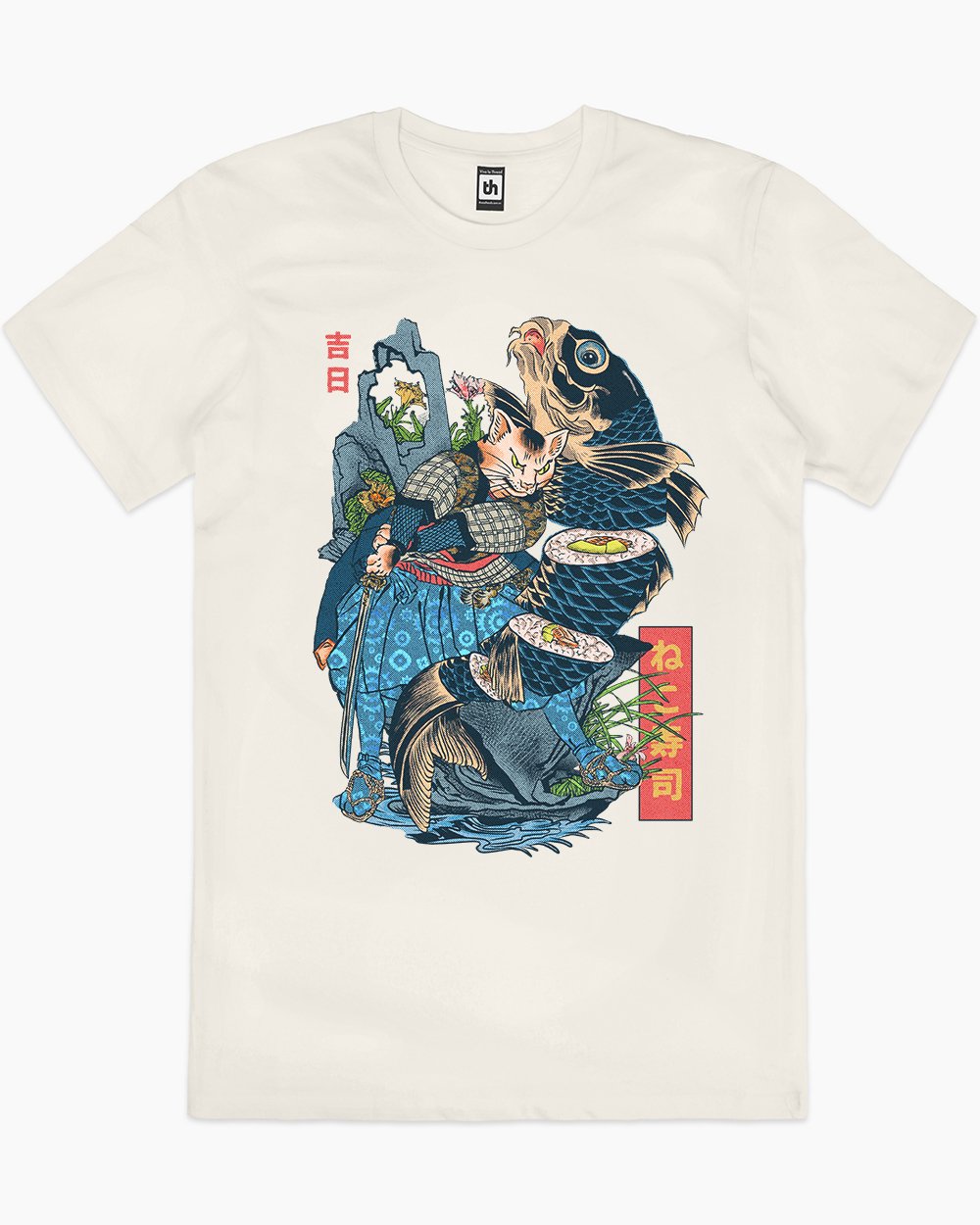 Neko Sushi T-Shirt Unisex T-shirt, Sweatshirt, Hoodie, Long Sleeve Tee - T-Shirt, Sweatshirt, Hoodie