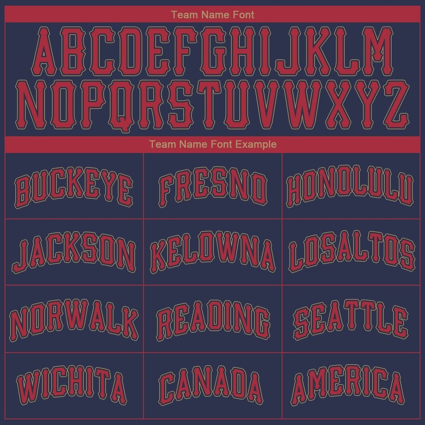 Custom Navy Red-Old Gold Authentic Baseball Jersey baseball jersey product view 5