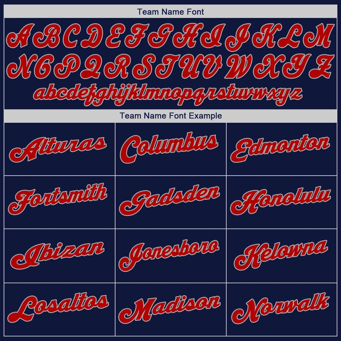 Custom Navy Red-Gray Authentic Baseball Jersey baseball jersey product view 5