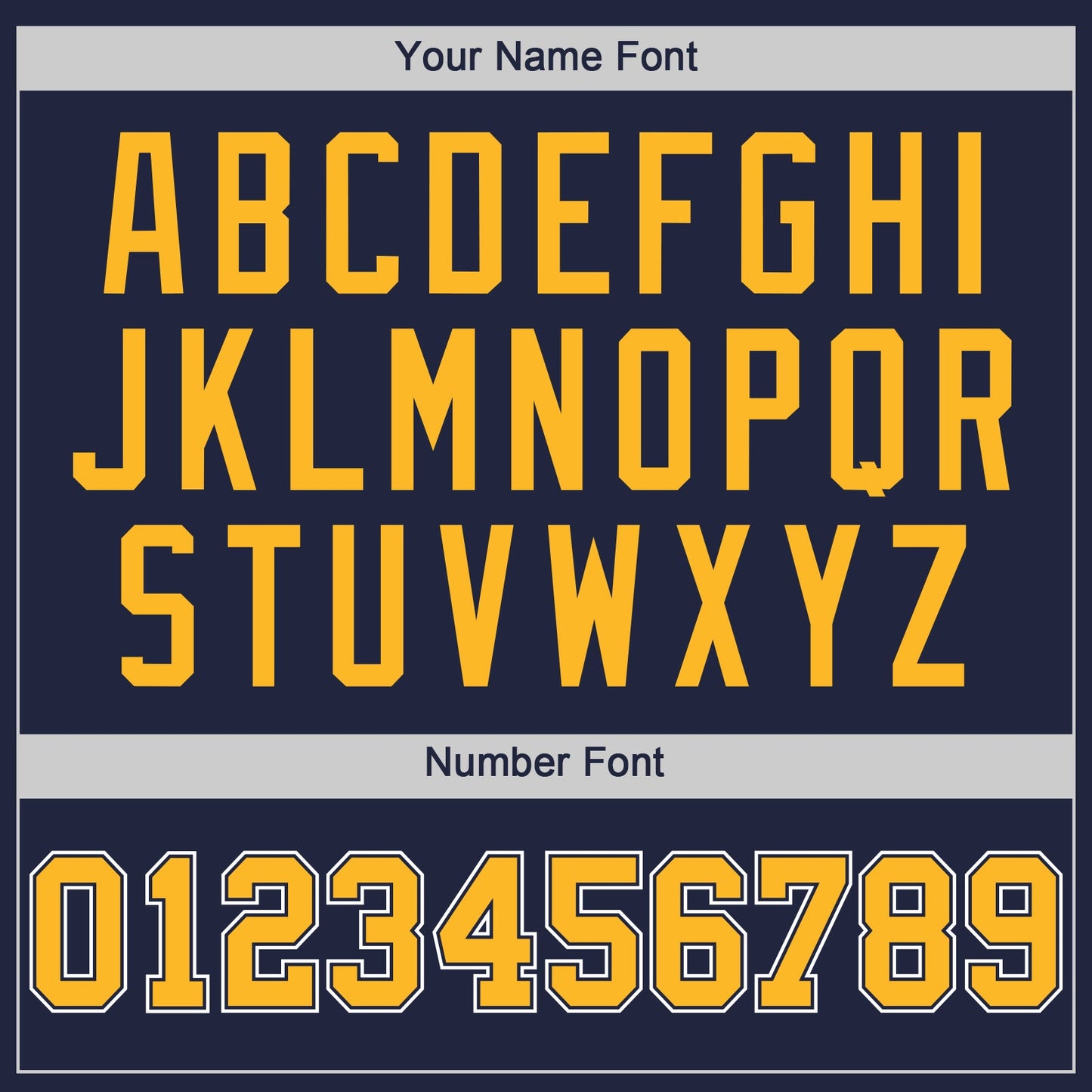 Custom Navy Gold-White Authentic Baseball Jersey baseball jersey product view 4