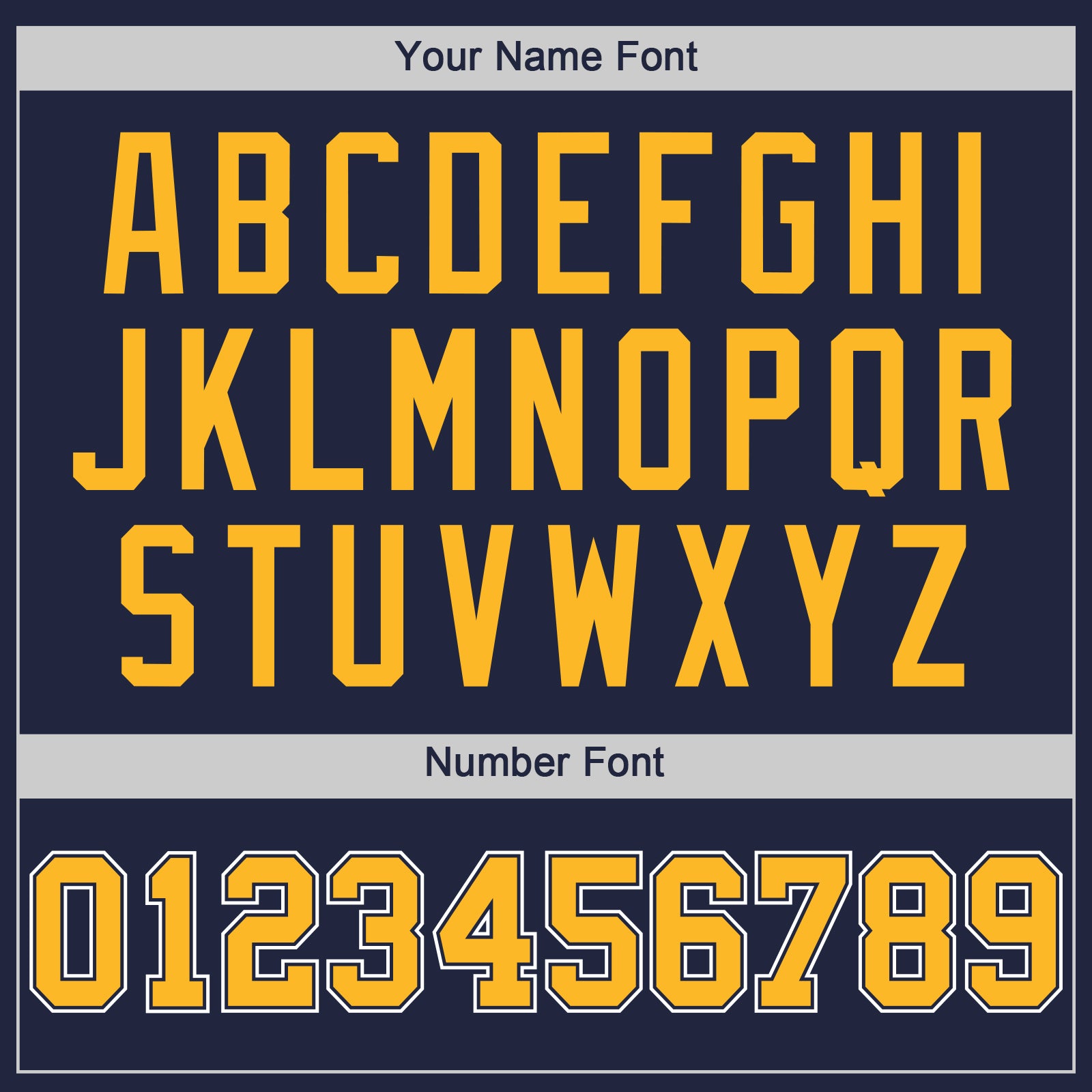 Custom Navy Gold-White Authentic Baseball Jersey baseball jersey product view 4