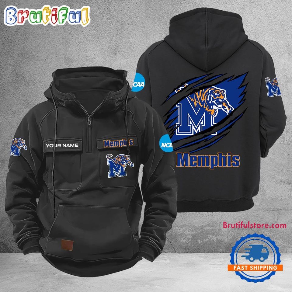 Memphis Tigers Sport Team Design Logo Name Cargo Hoodie Unisex T-shirt, Sweatshirt, Hoodie, Long Sleeve Tee - T-Shirt, Sweatshirt, Hoodie