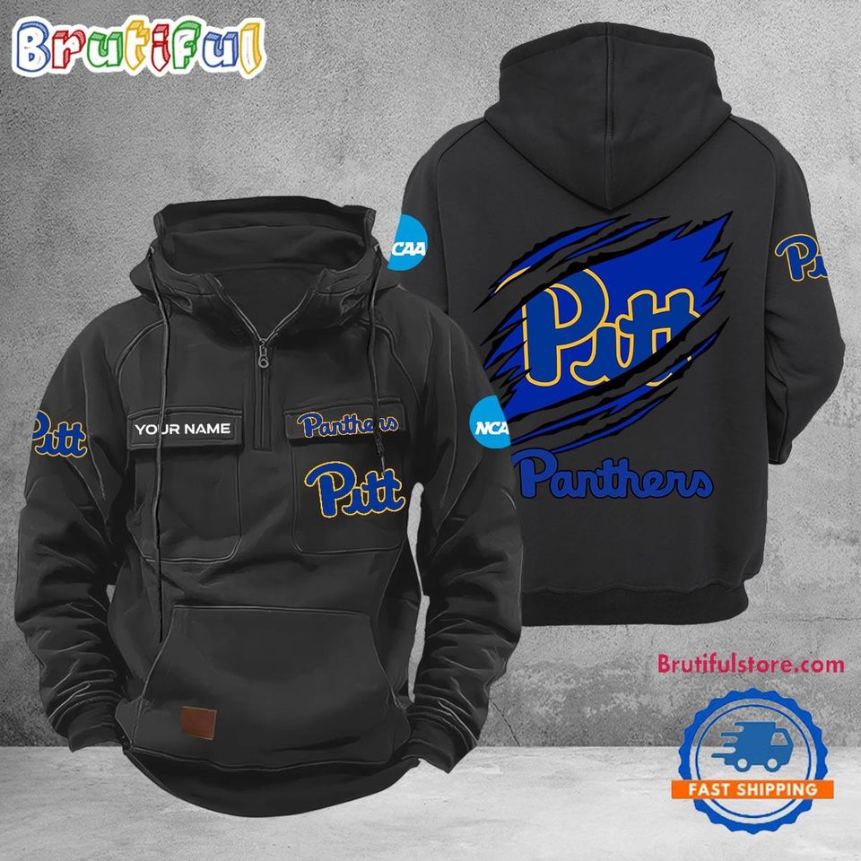 Pittsburgh Panthers Sport Team Custom Name Cargo Hoodie Unisex T-shirt, Sweatshirt, Hoodie, Long Sleeve Tee - T-Shirt, Sweatshirt, Hoodie