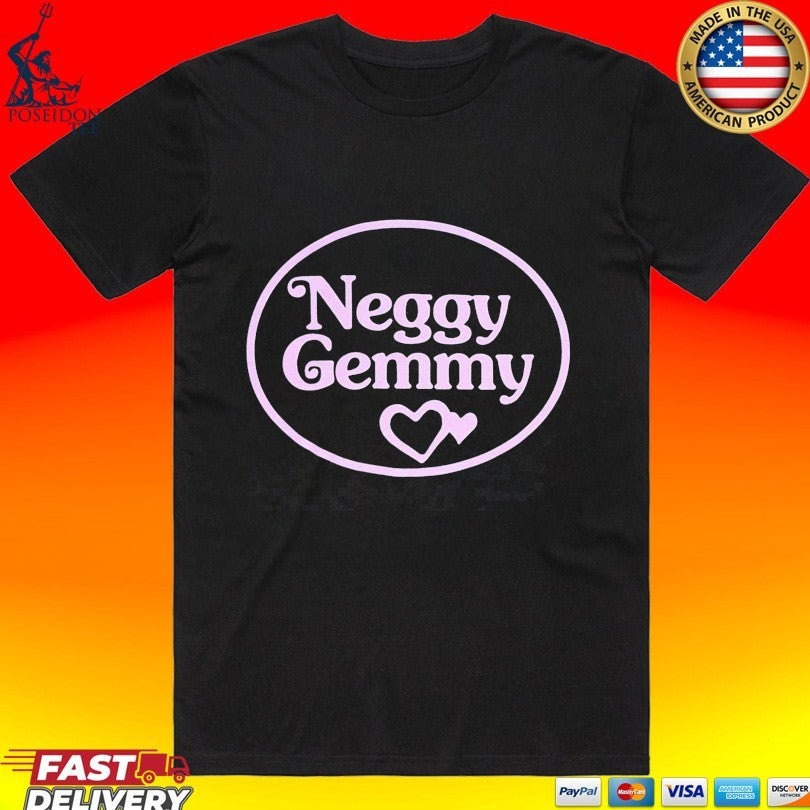 Neggy Gemmy Heart Logo T-shirt Unisex T-shirt, Sweatshirt, Hoodie, Long Sleeve Tee - T-Shirt, Sweatshirt, Hoodie