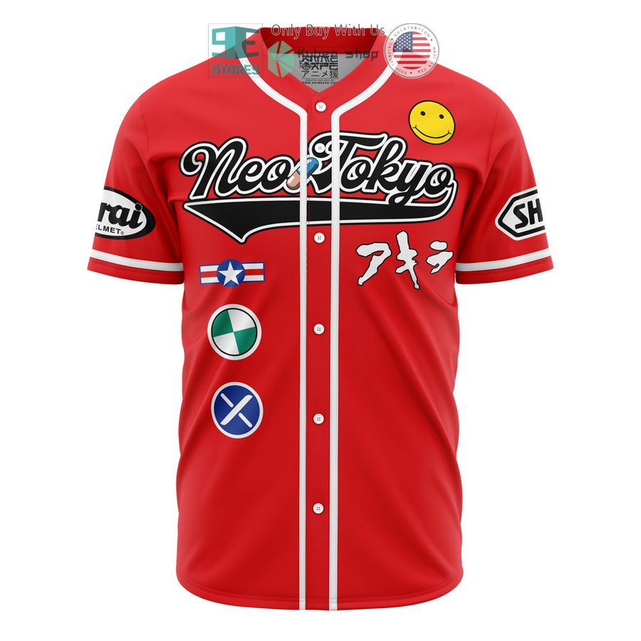 BEST Neo Tokyo Akira Baseball Jersey baseball jersey product view 1