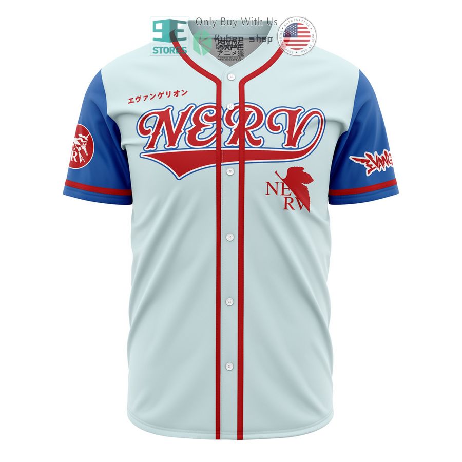 BEST NERV Shinji Evangelion Baseball Jersey baseball jersey product view 1