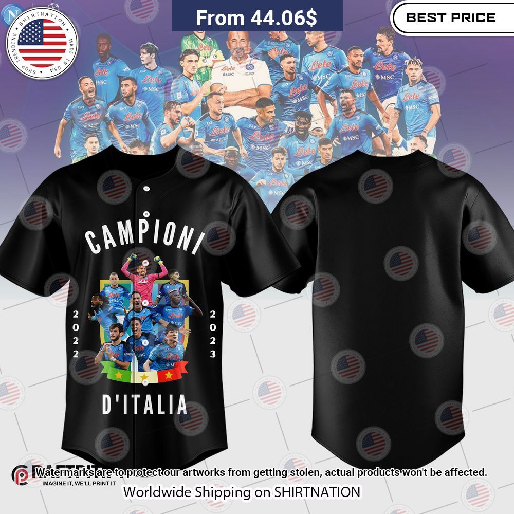 NEW Campione D'italia 2023 Baseball Jerseys baseball jersey product view 1