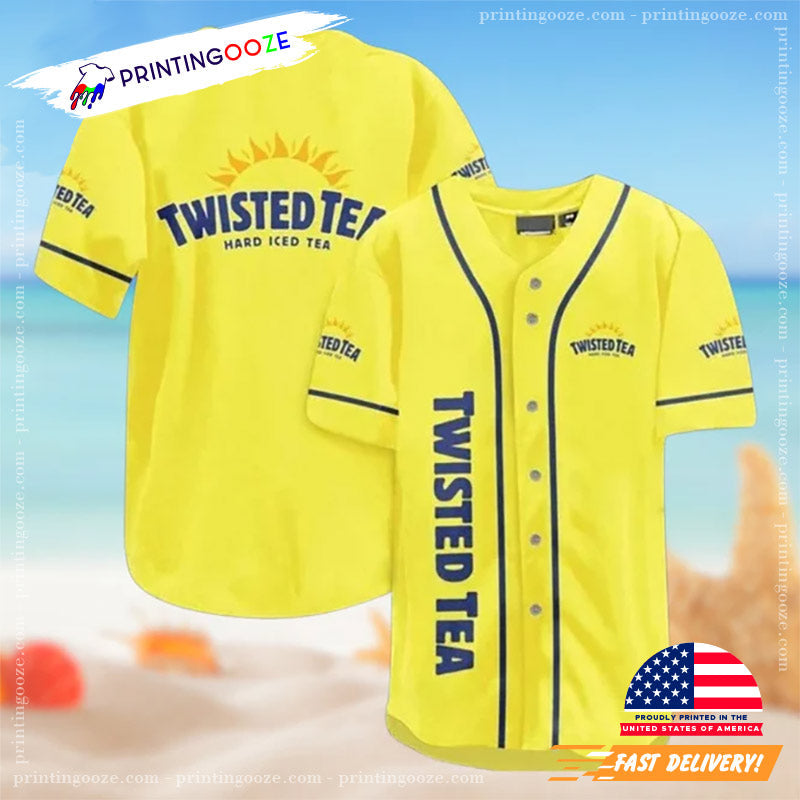 New Twisted Tea Baseball Jersey Shirt baseball jersey product view 1
