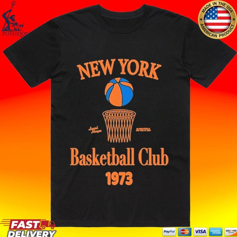 New York Basketball Club 1973 T-shirt Unisex T-shirt, Sweatshirt, Hoodie, Long Sleeve Tee - T-Shirt, Sweatshirt, Hoodie