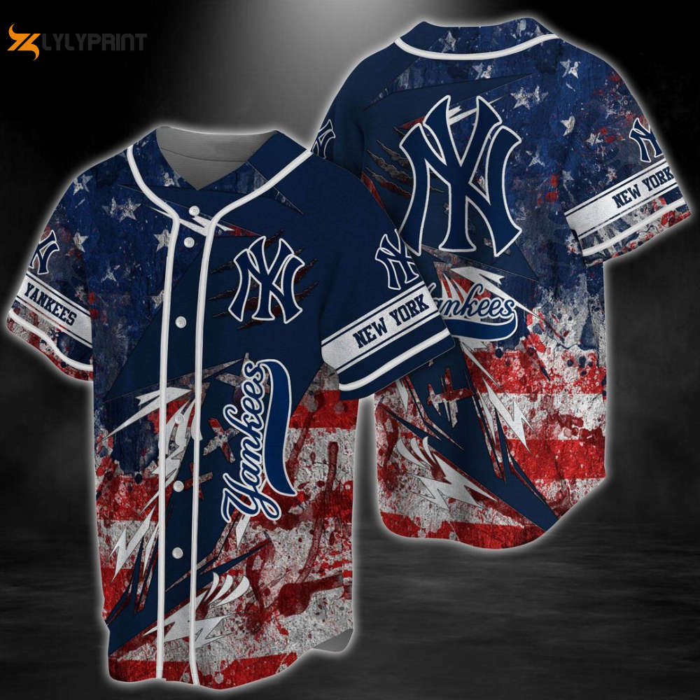 Official New York Yankees Baseball Jersey Gifts - Perfect for Fans - lylyprint.com baseball jersey product view 1