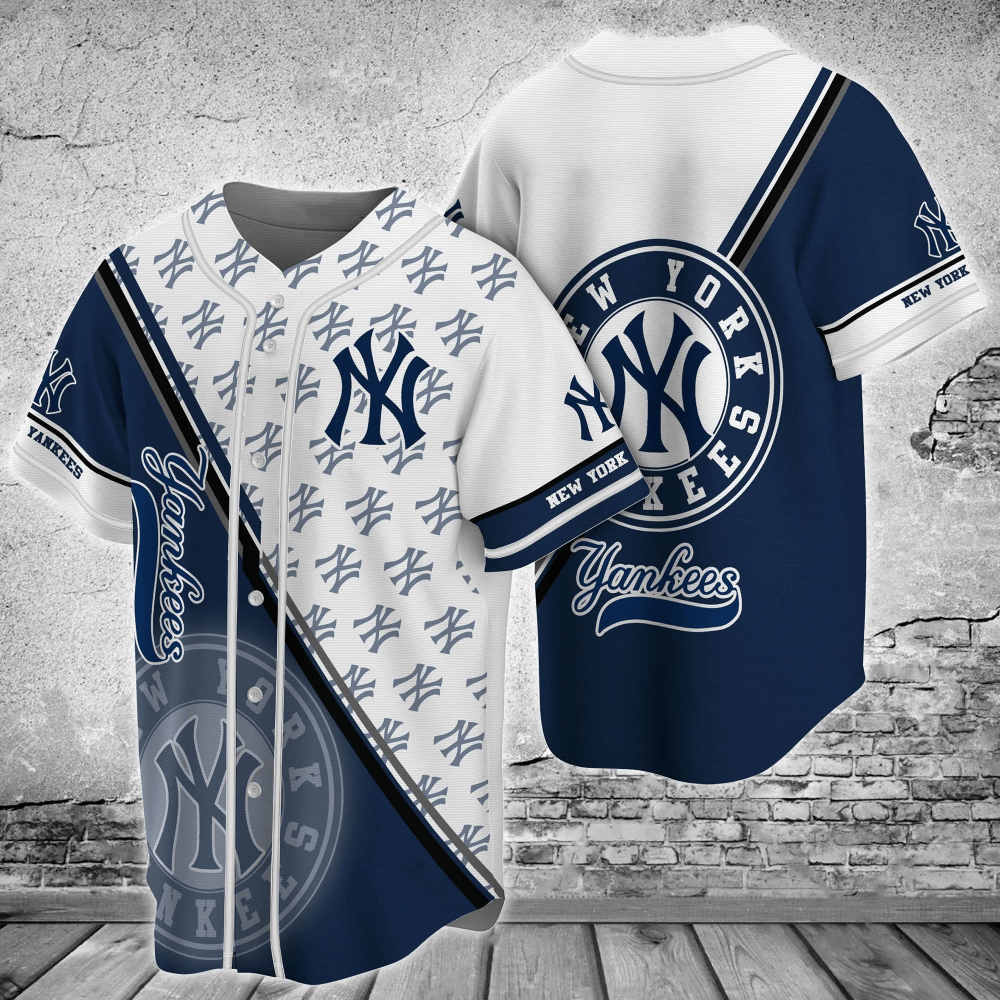 New York Yankees MLB Baseball Jersey Shirt for Fans FVJ - Aopprinter baseball jersey product view 2