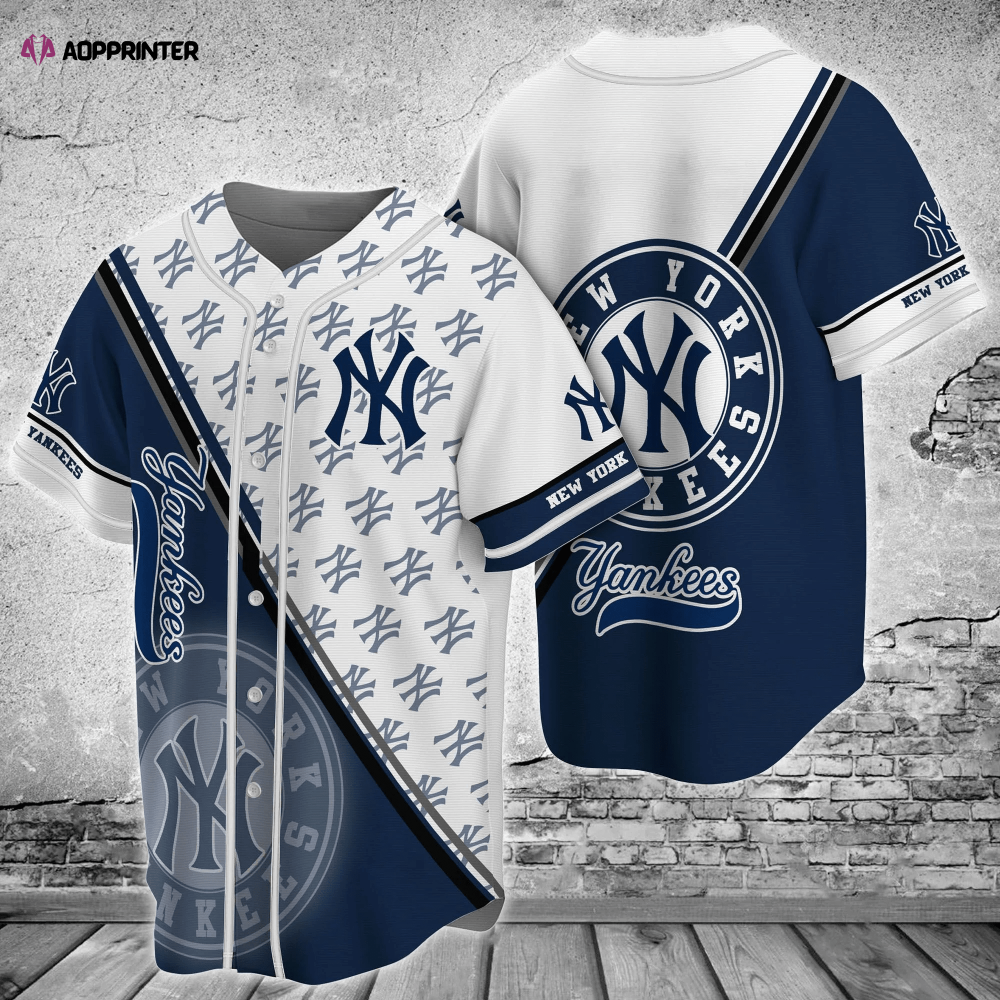 New York Yankees MLB Baseball Jersey Shirt for Fans FVJ - Aopprinter baseball jersey product view 1