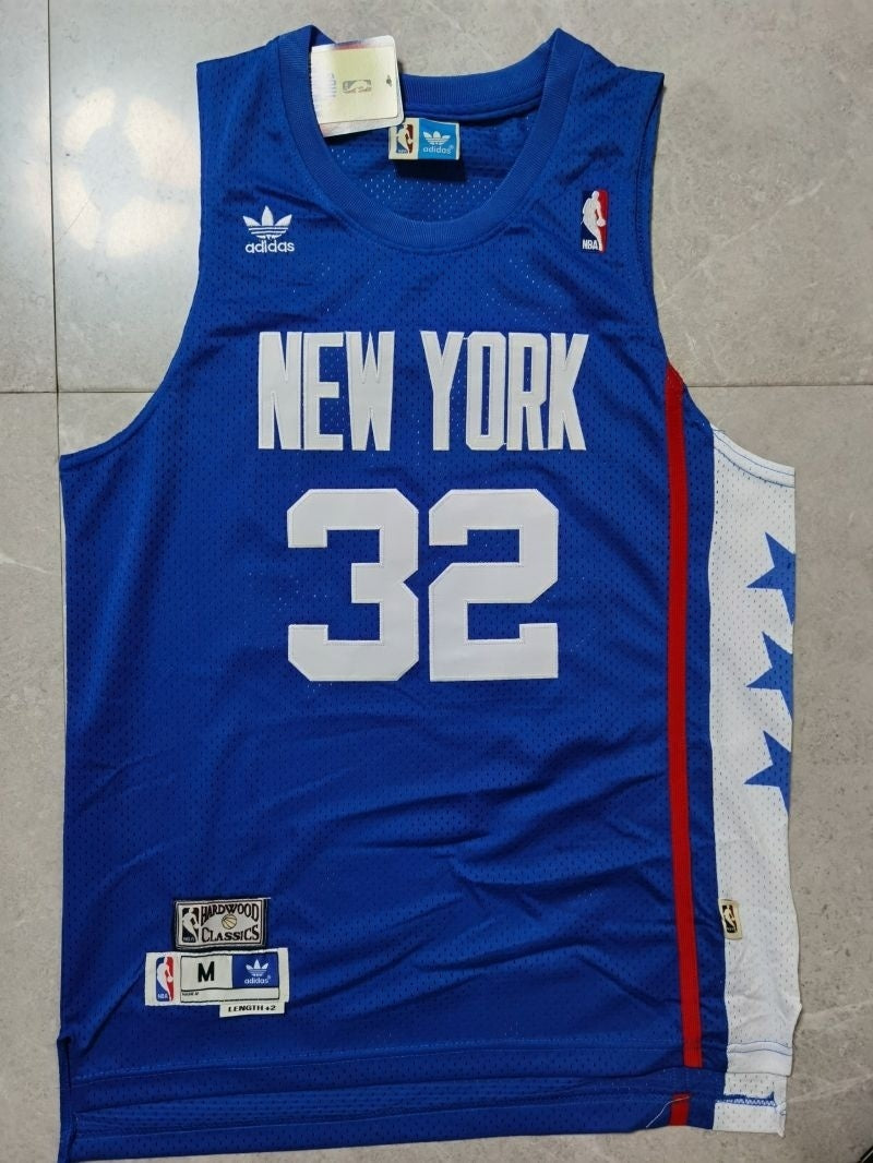 new york nets #32 erving Nets 32#j Dr. J - Blue Retro Jersey Style 4 Basketball Jersey basketball jersey product view 1