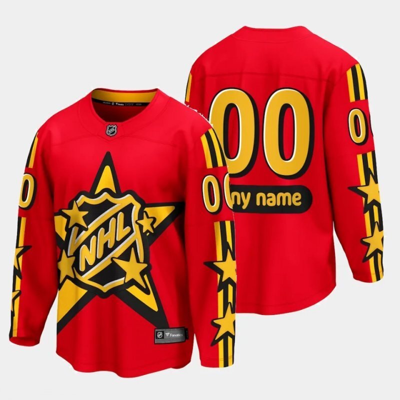 nhl 2024 all-star game custom jersey Style 3 Hockey Jersey hockey jersey product view 1