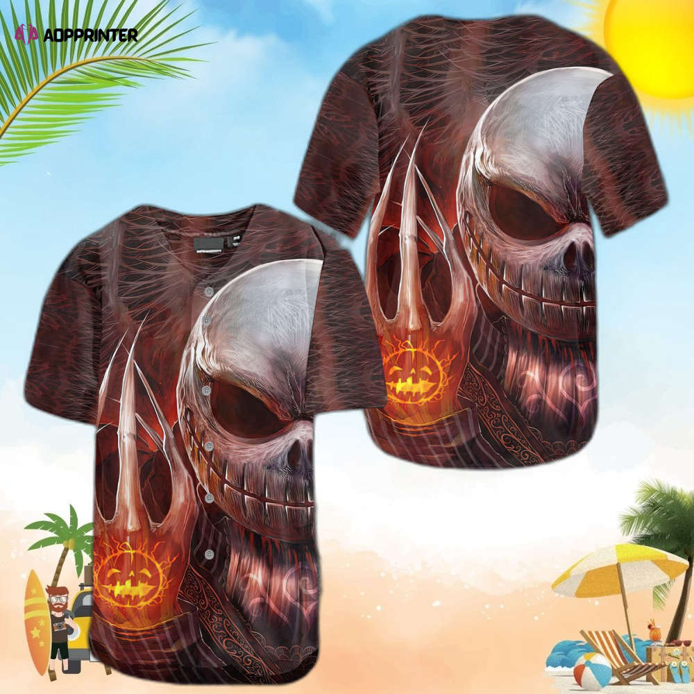 Nightmare Before Christmas Baseball Jersey baseball jersey product view 1