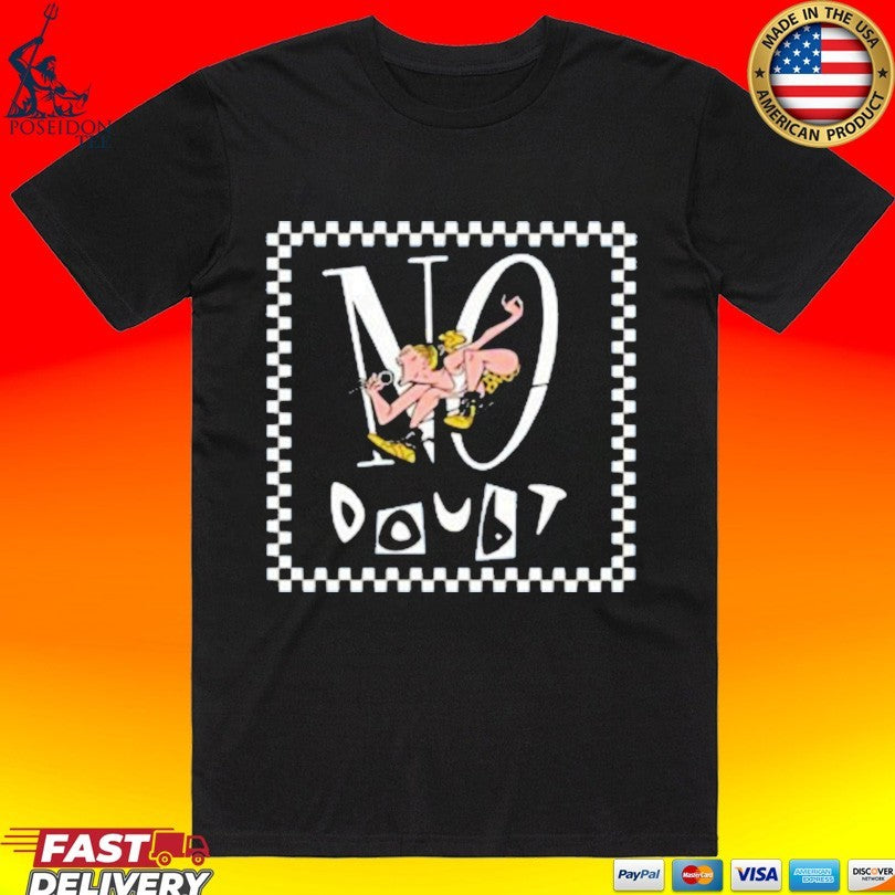 No Doubt Checkered Logo T-shirt Unisex T-shirt, Sweatshirt, Hoodie, Long Sleeve Tee - T-Shirt, Sweatshirt, Hoodie