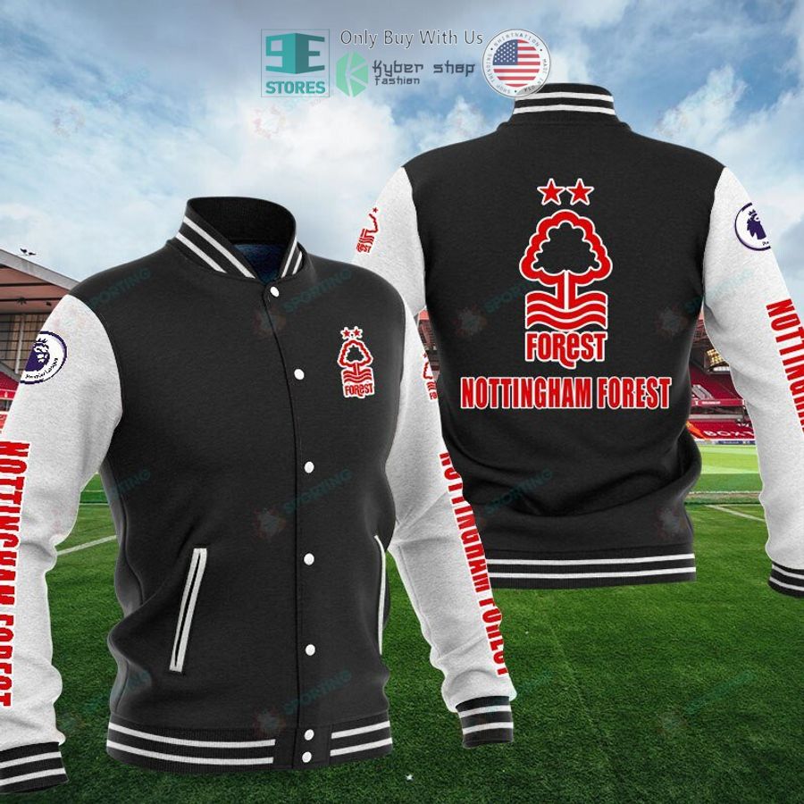 BEST Nottingham Forest Baseball Jacket baseball jersey product view 1
