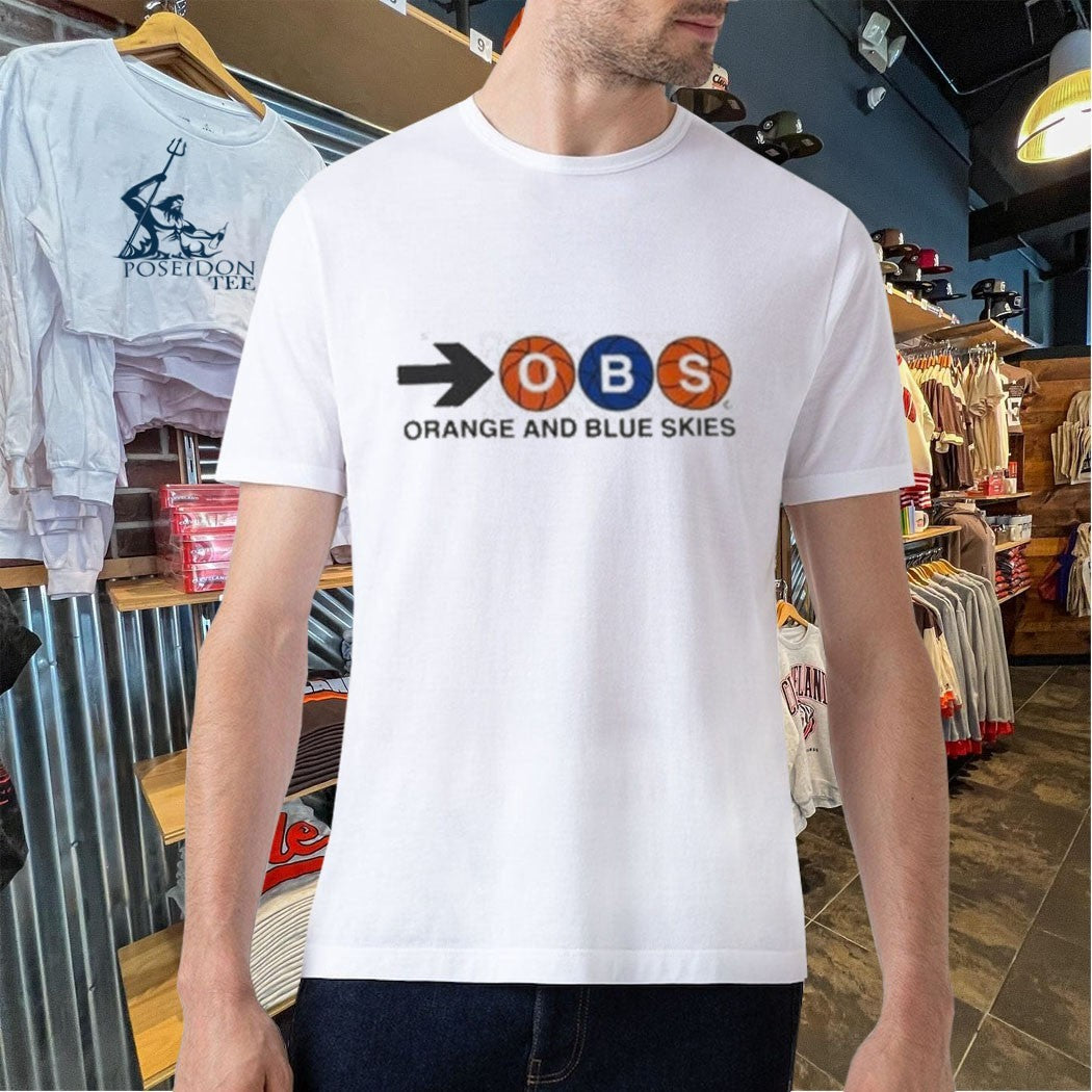 Obs Orange And Blue Skies - Adult & Kids T-Shirts, Sweatshirts & Hoodies apparel design preview 5