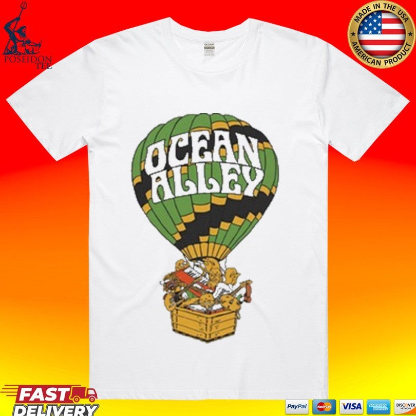 Ocean Alley 2026 Aus Nz Tour Hot Air Balloon T-shirt Unisex T-shirt, Sweatshirt, Hoodie, Long Sleeve Tee - T-Shirt, Sweatshirt, Hoodie