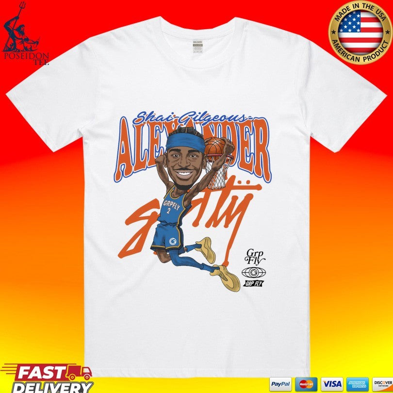 Oklahoma City Shai Gilgeous Alexander T-shirt Unisex T-shirt, Sweatshirt, Hoodie, Long Sleeve Tee - T-Shirt, Sweatshirt, Hoodie