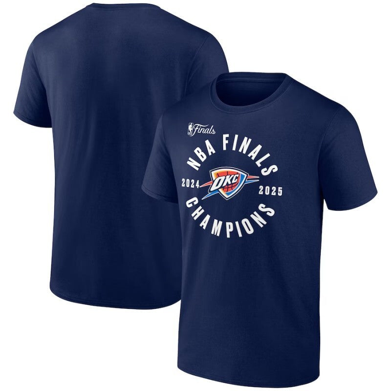 oklahoma city thunder navy 2025 finals champions offensive rebound t-shirt Basketball Jersey basketball jersey product view 1