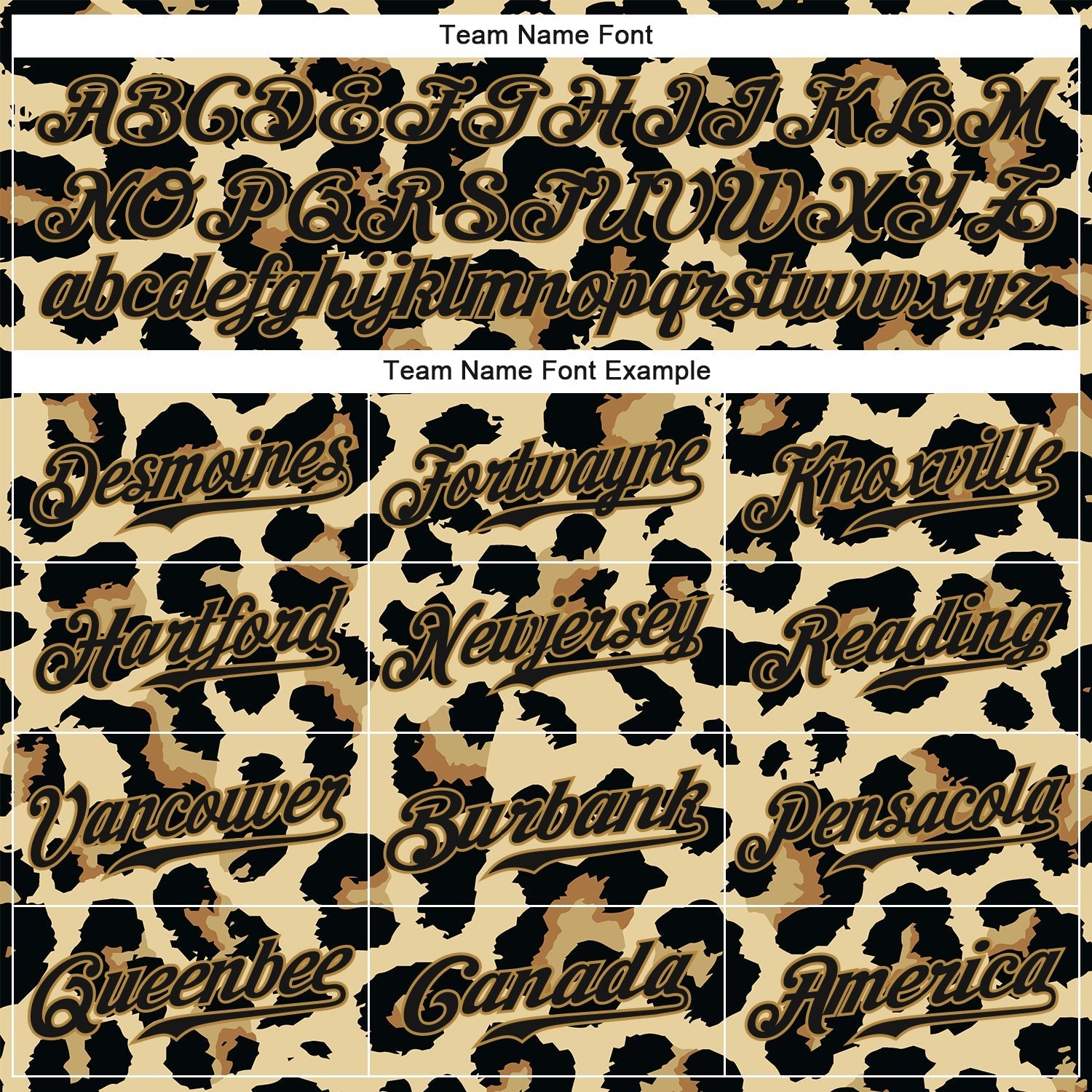 Custom Old Gold Black-Old Gold 3D Pattern Design Leopard Authentic Baseball Jersey baseball jersey product view 4
