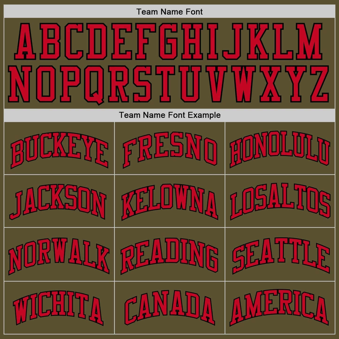 Custom Olive Red-Black Authentic Salute To Service Baseball Jersey baseball jersey product view 5