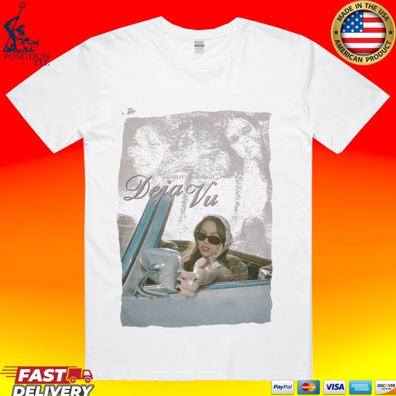 Olivia Rodrigo Deja Vu T-shirt Unisex T-shirt, Sweatshirt, Hoodie, Long Sleeve Tee - T-Shirt, Sweatshirt, Hoodie