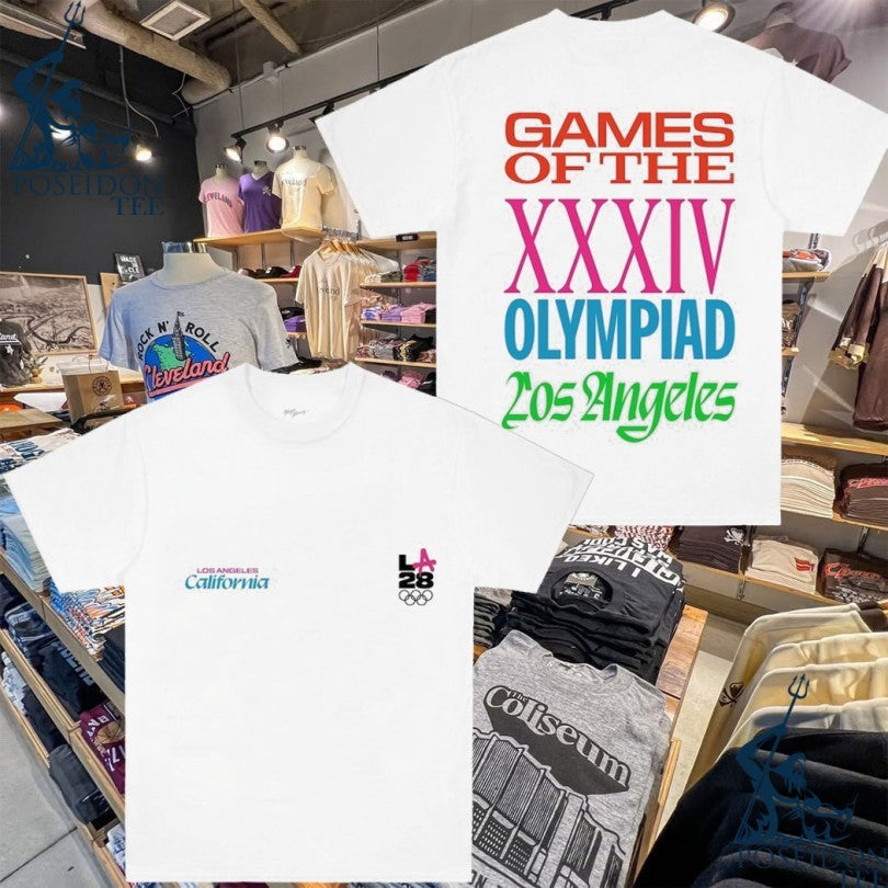 Olympics Los Angeles California 28 Game Of The Xxxiv Olympiad Superbloom T-shirt Unisex T-shirt, Sweatshirt, Hoodie, Long Sleeve Tee - T-Shirt, Sweatshirt, Hoodie