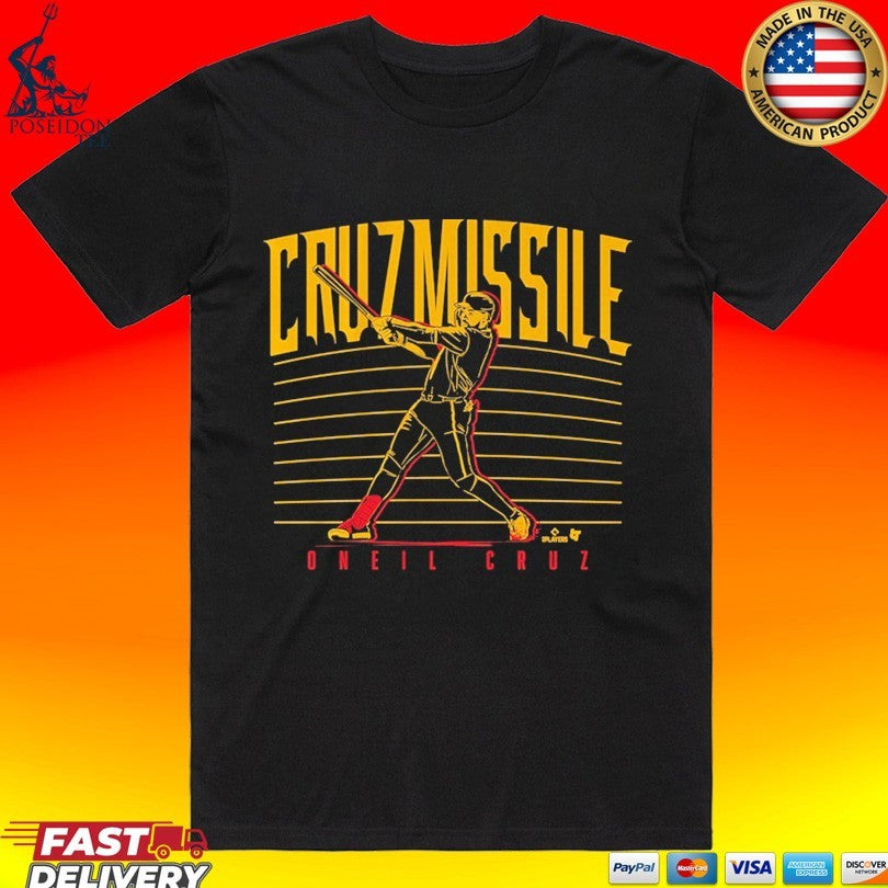 Oneil Cruz Hitting Missile T-shirt Unisex T-shirt, Sweatshirt, Hoodie, Long Sleeve Tee - T-Shirt, Sweatshirt, Hoodie