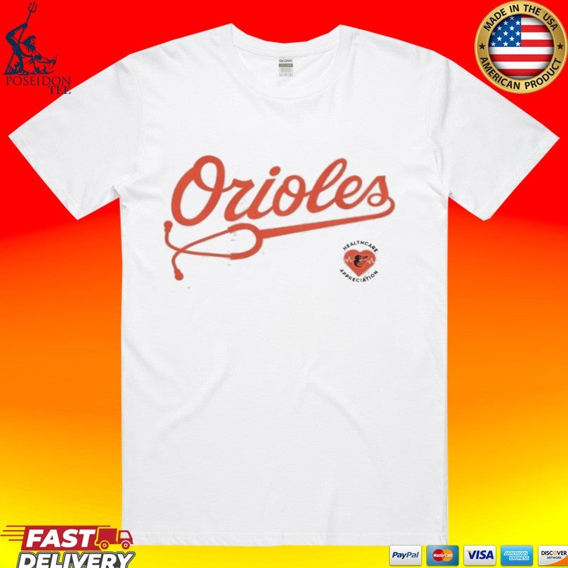Orioles Healthcare Appreciation Night 2026 Stadium Inspired T-shirt Unisex T-shirt, Sweatshirt, Hoodie, Long Sleeve Tee - T-Shirt, Sweatshirt, Hoodie
