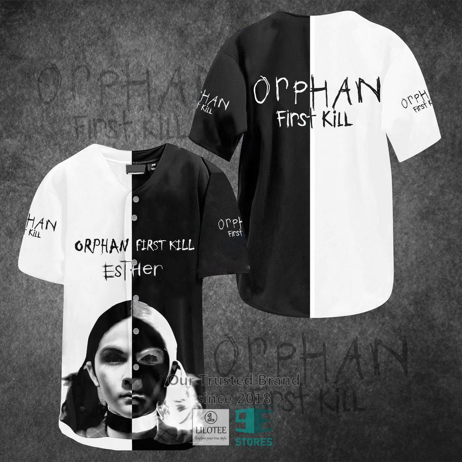 Orphan First Kill Esther Horror Movie Baseball Jersey baseball jersey product view 1