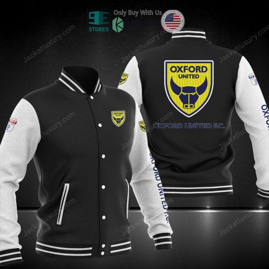 BEST Oxford United F.C Baseball Jacket baseball jersey product view 1