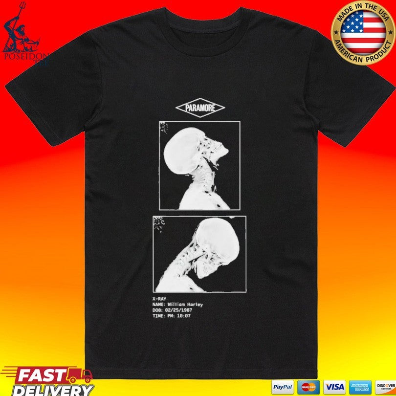 Paramore Headbang X-ray T-shirt Unisex T-shirt, Sweatshirt, Hoodie, Long Sleeve Tee - T-Shirt, Sweatshirt, Hoodie